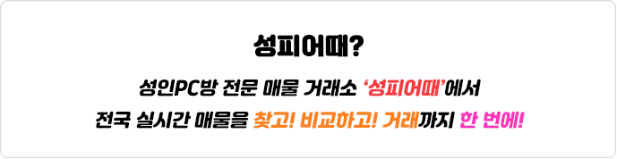 성피어때 소개 배너